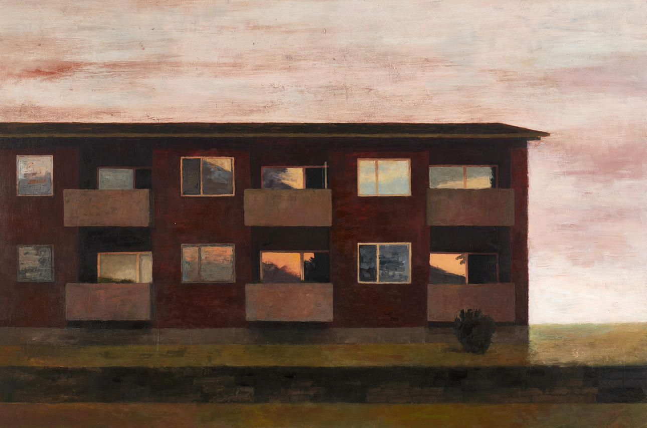 ANDERS UDD (born 1958), “Gentofte”, signed and dated atergo 2024-25, acrylic on panel.