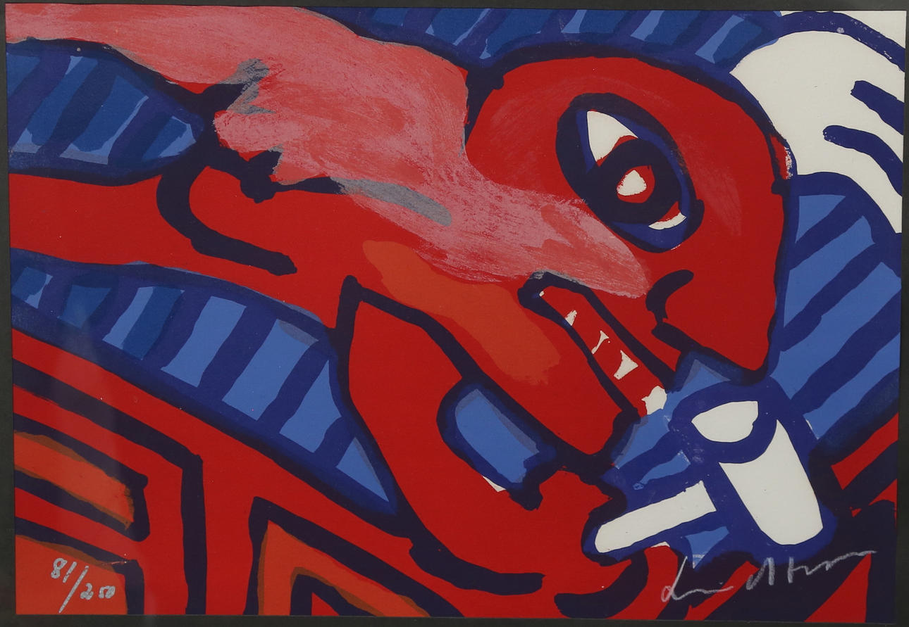 BENGT LINDSTRÖM. Lithograph, signed and numbered 81/250.