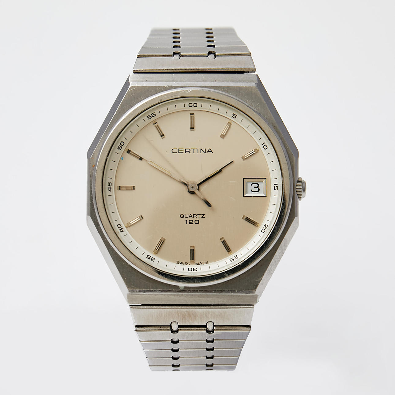 RELOJ DE PULSERA, Certina, Cuarzo, Acero.