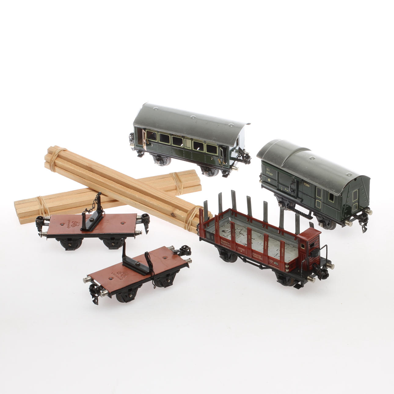 MÄRKLIN skala 0. 5 vagnar.