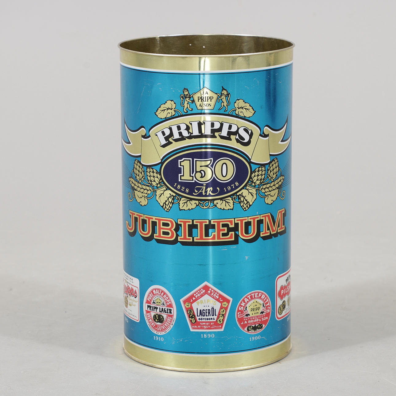 MÜLLEIMER, Blech, Pripps 150 Jahre, 1978.