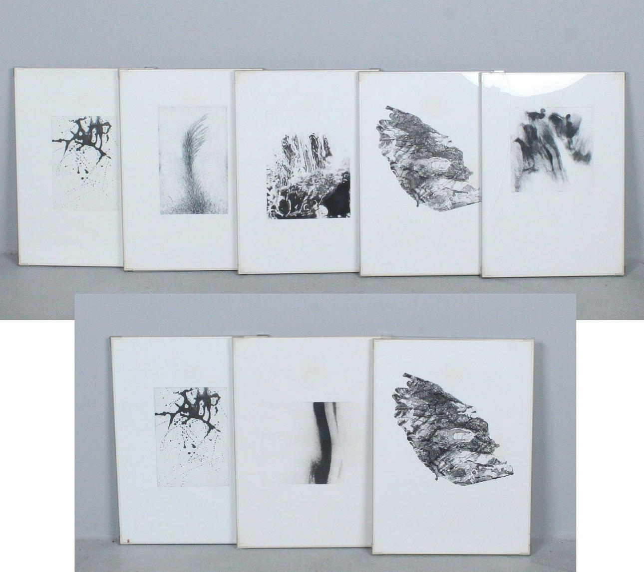 Eight lithographs, Henkel/Edition Dehydag, signed and limited.