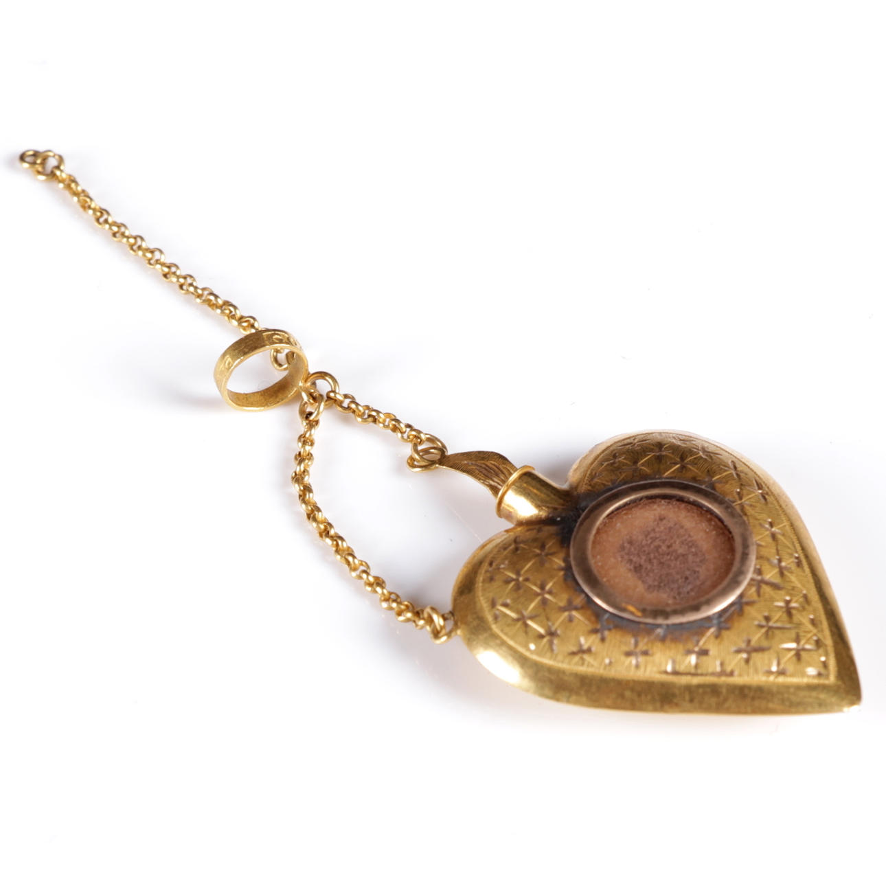 HÄNGE, 18k guld, medaljong, 1900-tal.