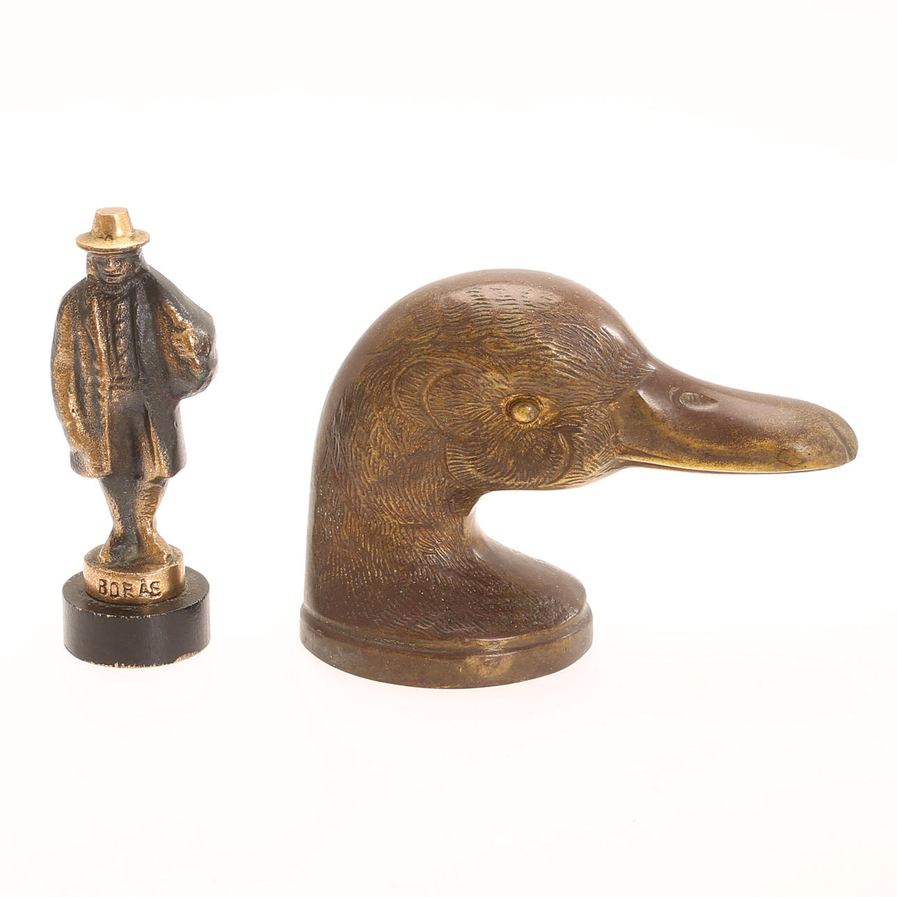 SKULPTUR, "Borås". KAPSYLÖPPNARE, mässing.