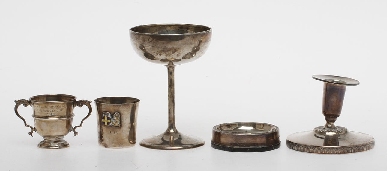 PARTI SILVER, 5 delar, total vikt ca 297.