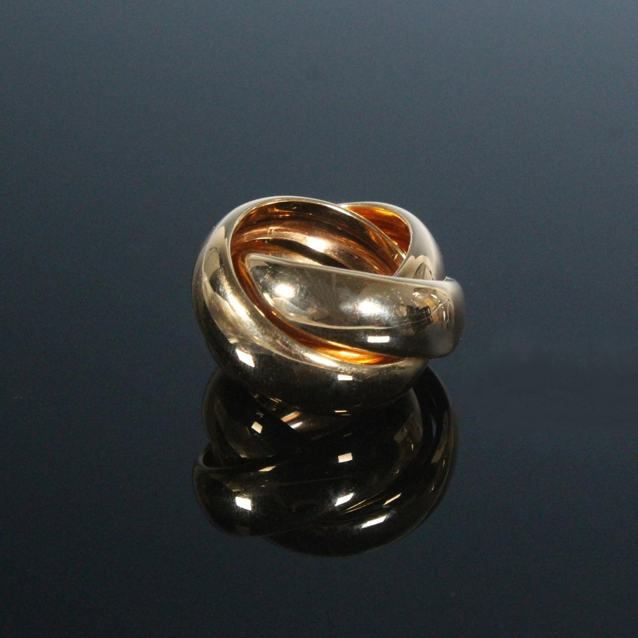 FISCHER. 'Tripple' Ring, 750er Roségold.