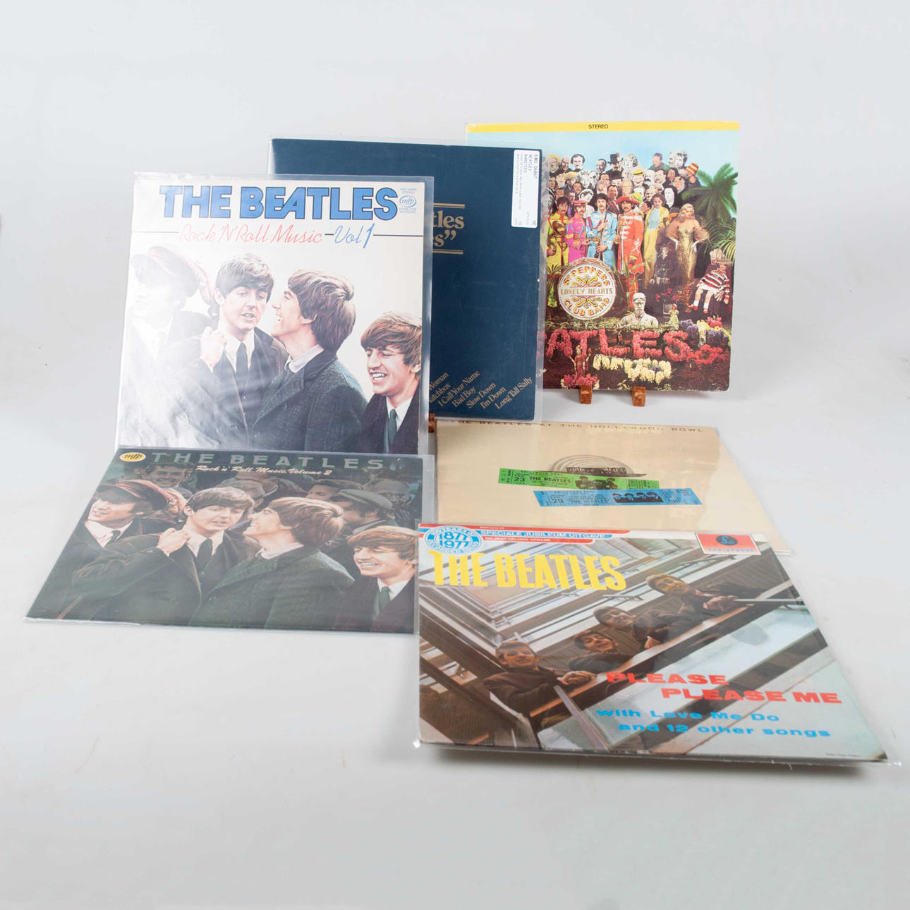 THE BEATLES 6 LPS.