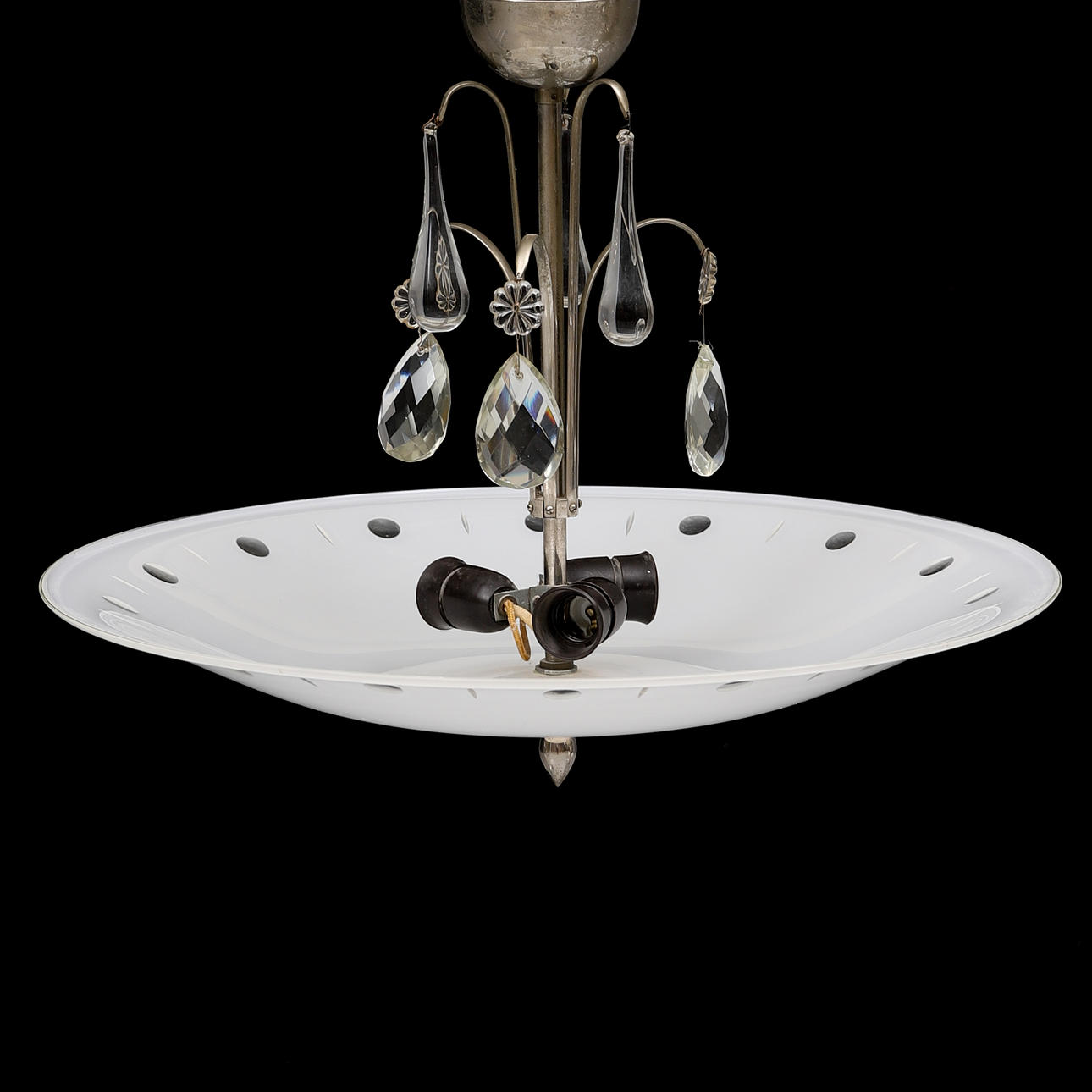 LÁMPARA DE TECHO, AÑOS 30/40.