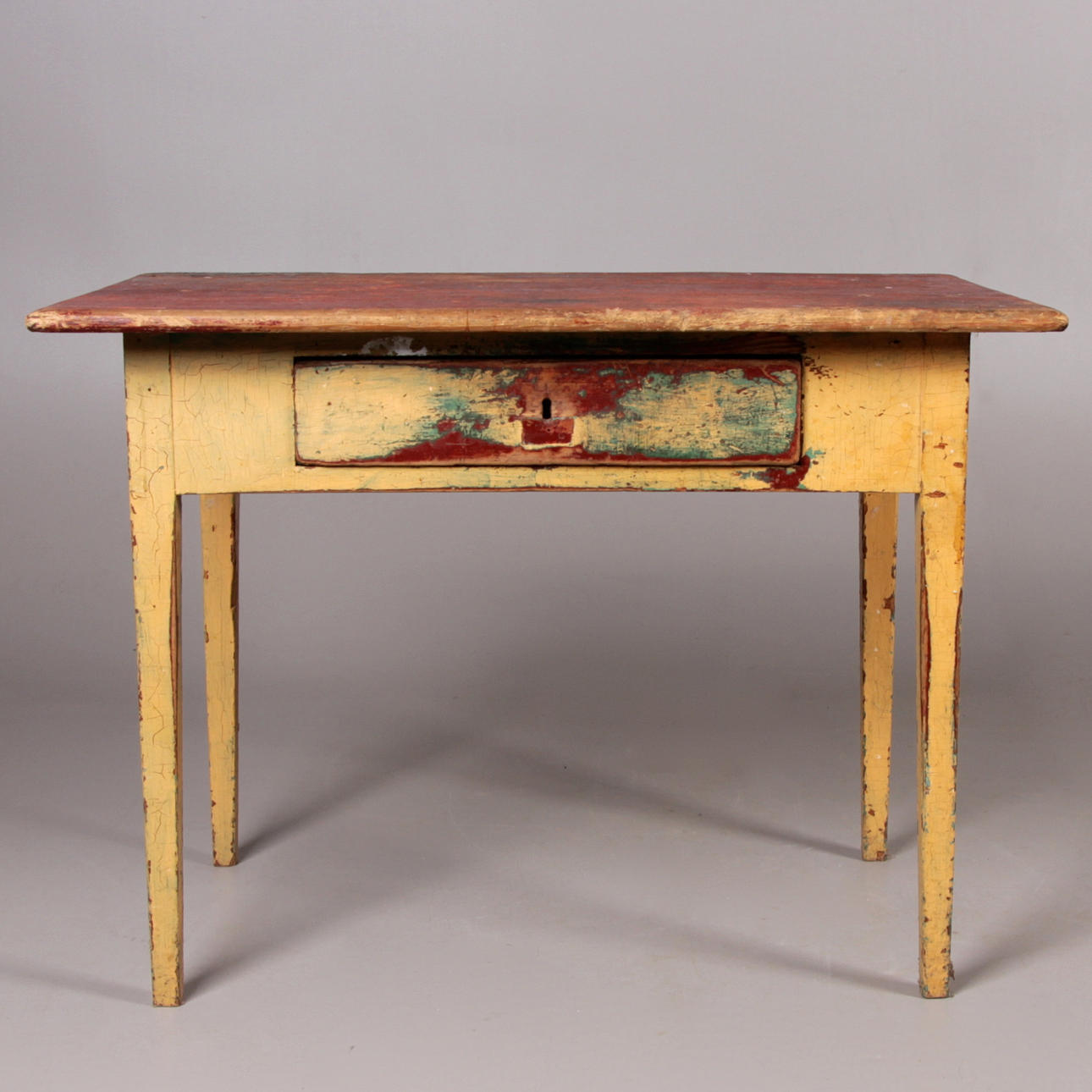 BORD, med låda, allmoge, 1700/1800-tal.