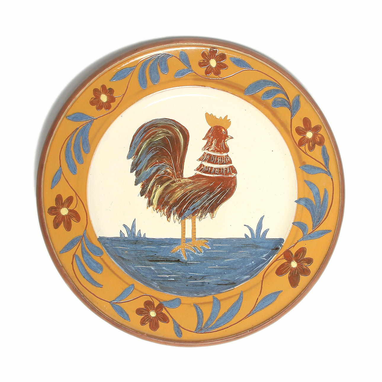 FAT, lergods, kakelugnsmakare P.H. Lundgren, Stockholm, 1800-tal.