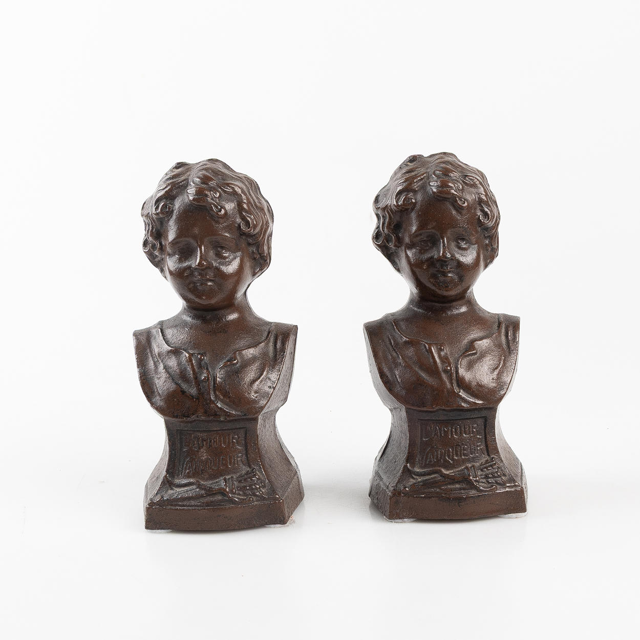 BOGHOLDER, et par, støbejern, 19/2000'er.