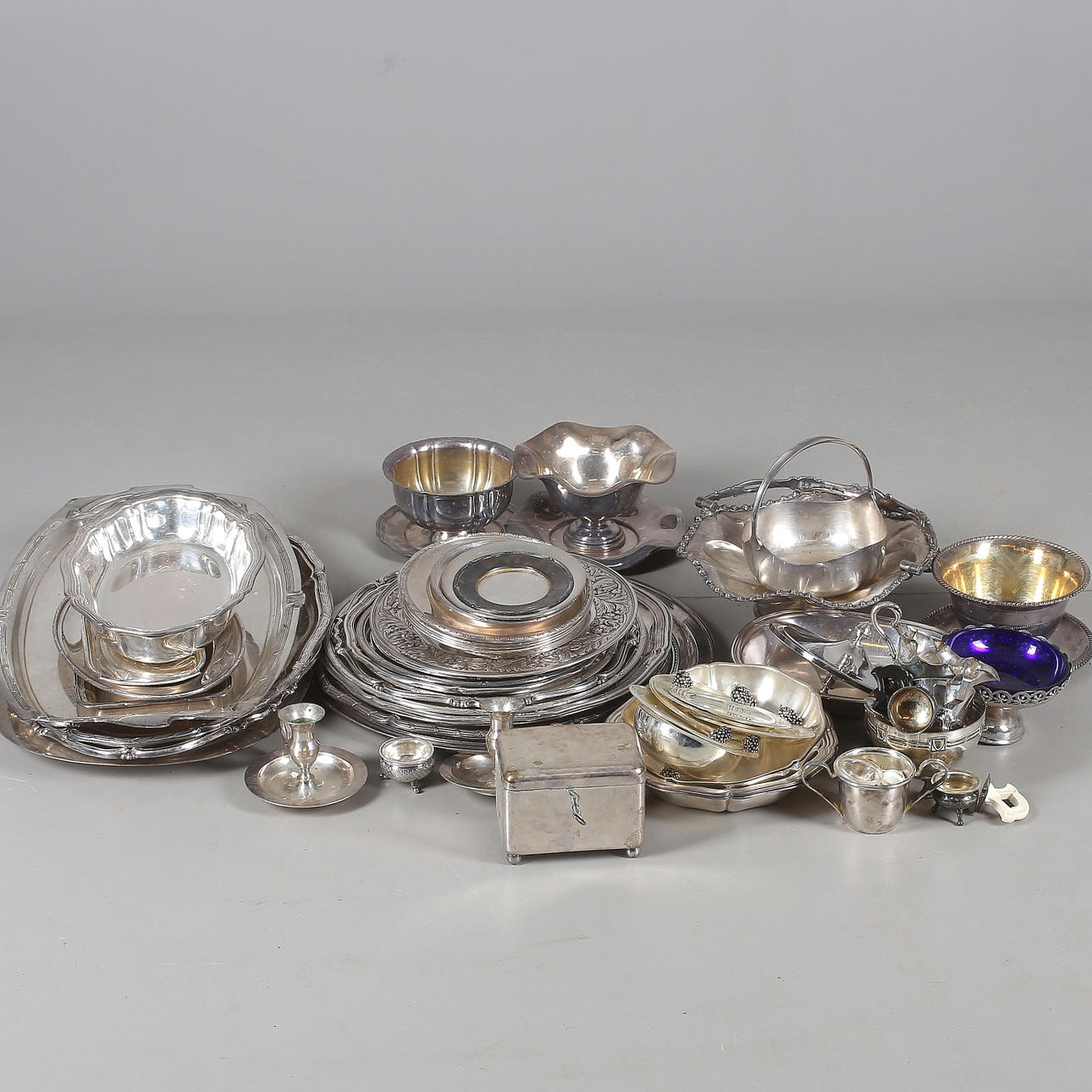 DIVERSE NYSILVER/METALL, 1900-tal.