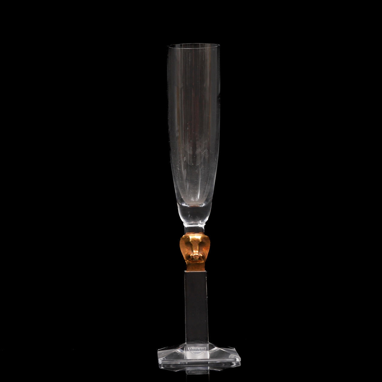 GUNNAR CYRÉN. Champagneglas, "Aida", Orrefors.