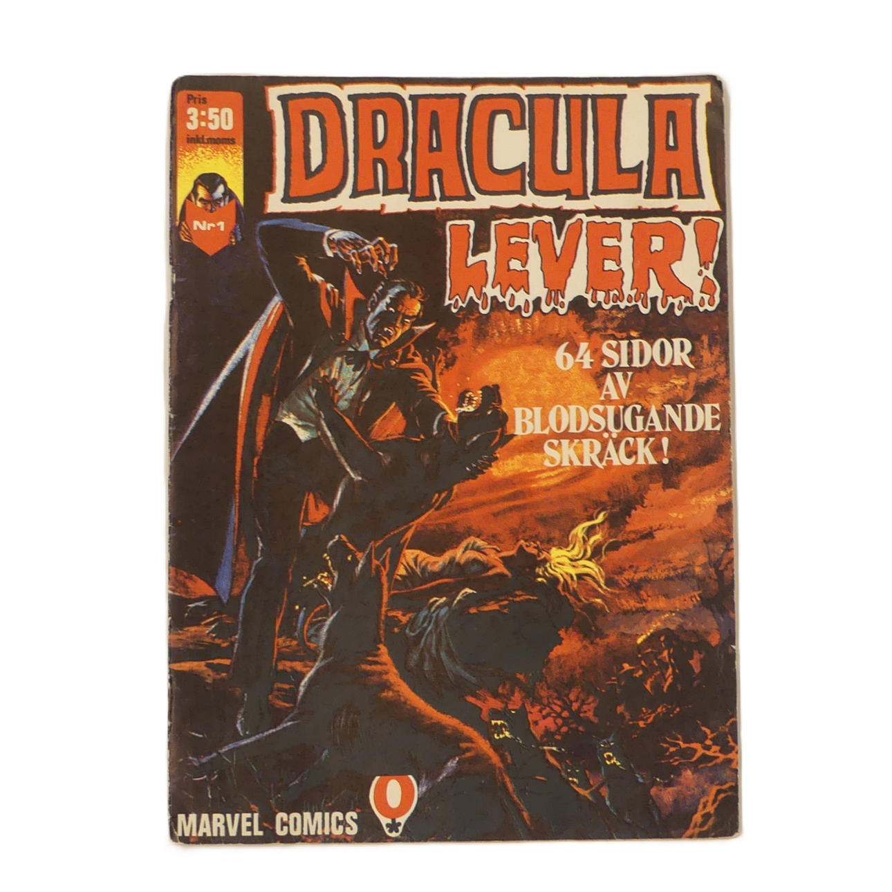 COMICBUCH, „Dracula Liver“ Nr. 1 1974.