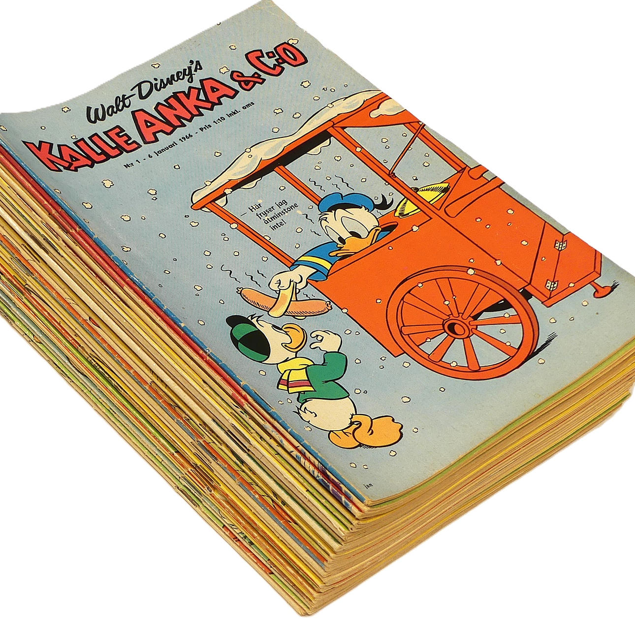 COMIC BOOKS, 31 issues, “Donald Duck & Co 1966".