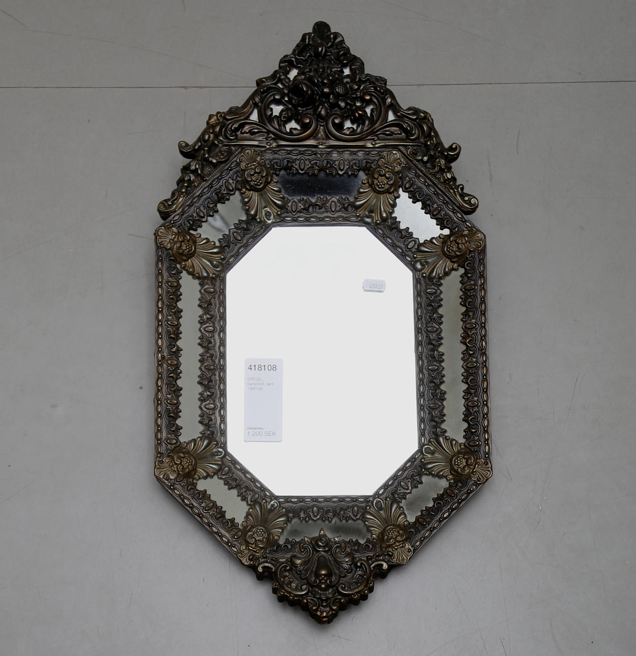 SPEGEL, barockstil, sent 1800-tal.