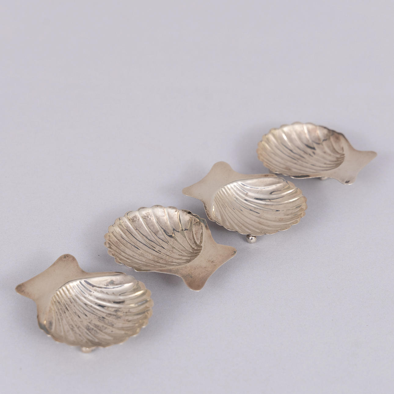 SNÄCKFAT, 4 st, Silver, Mexico.