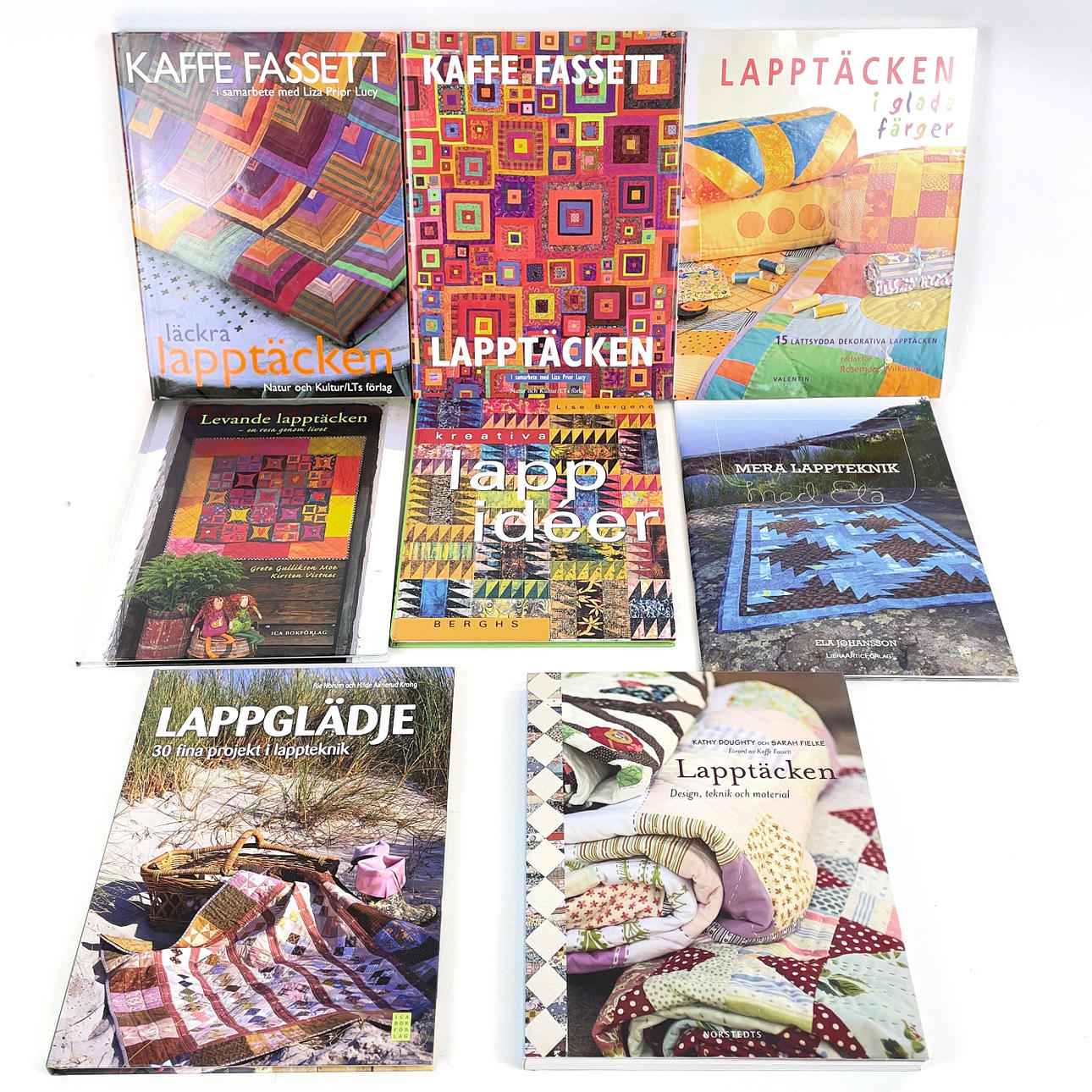 BOOK PACKAGE, Patchwork, Patchwork, Sewing 8 pcs.