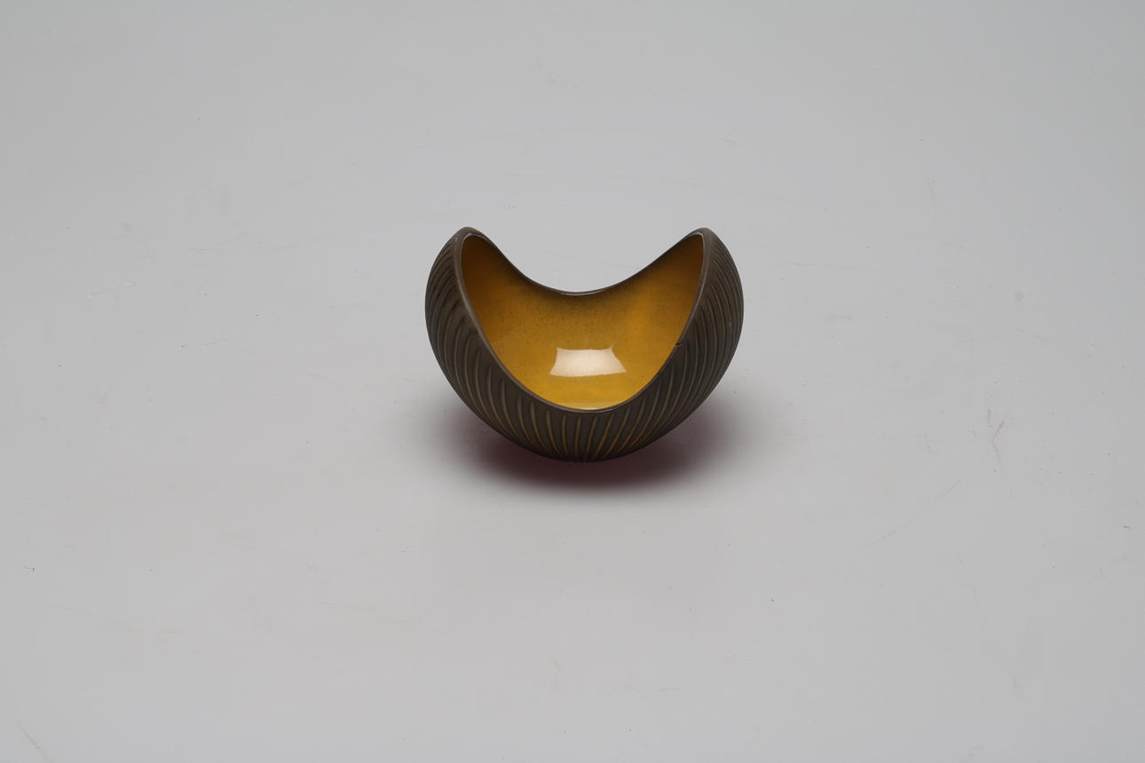 SKÅL, keramik, "Kokos", Hjördis Oldfors, Upsala-Ekeby.