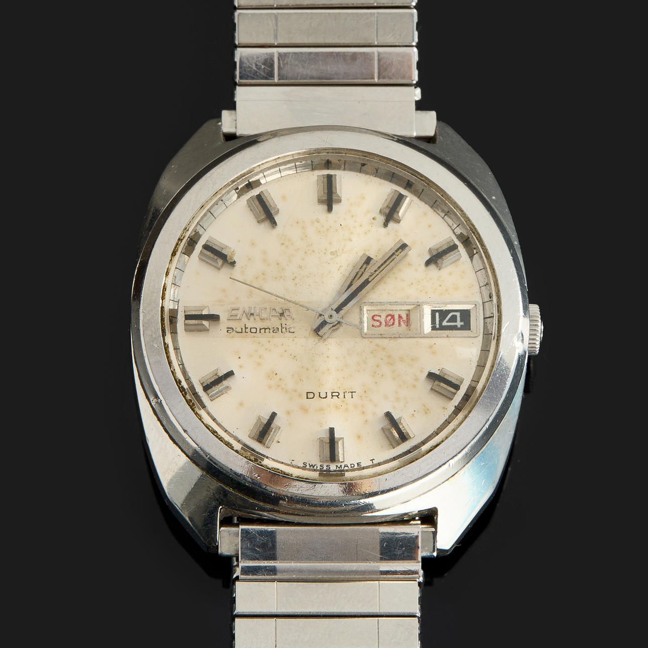 HERRARMBANDSUR, Enicar Automatic Durit.