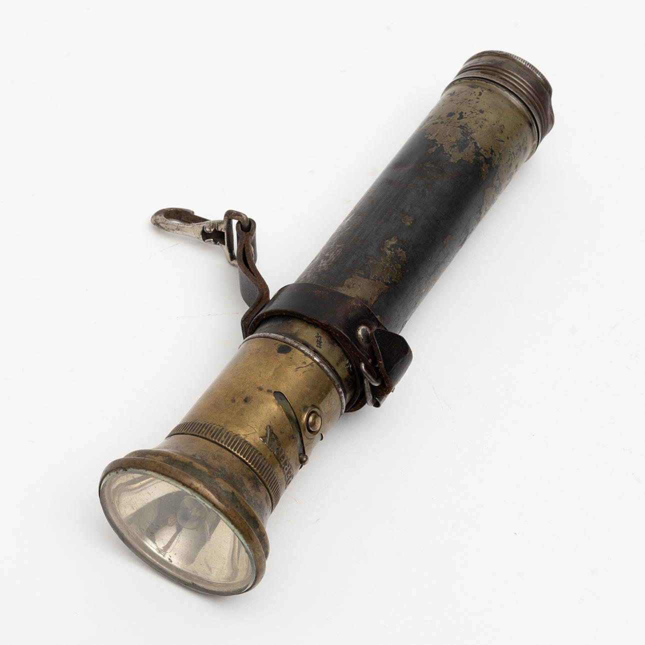 A Pertrix flashlight, Germany, probably World War II, 1938-45.