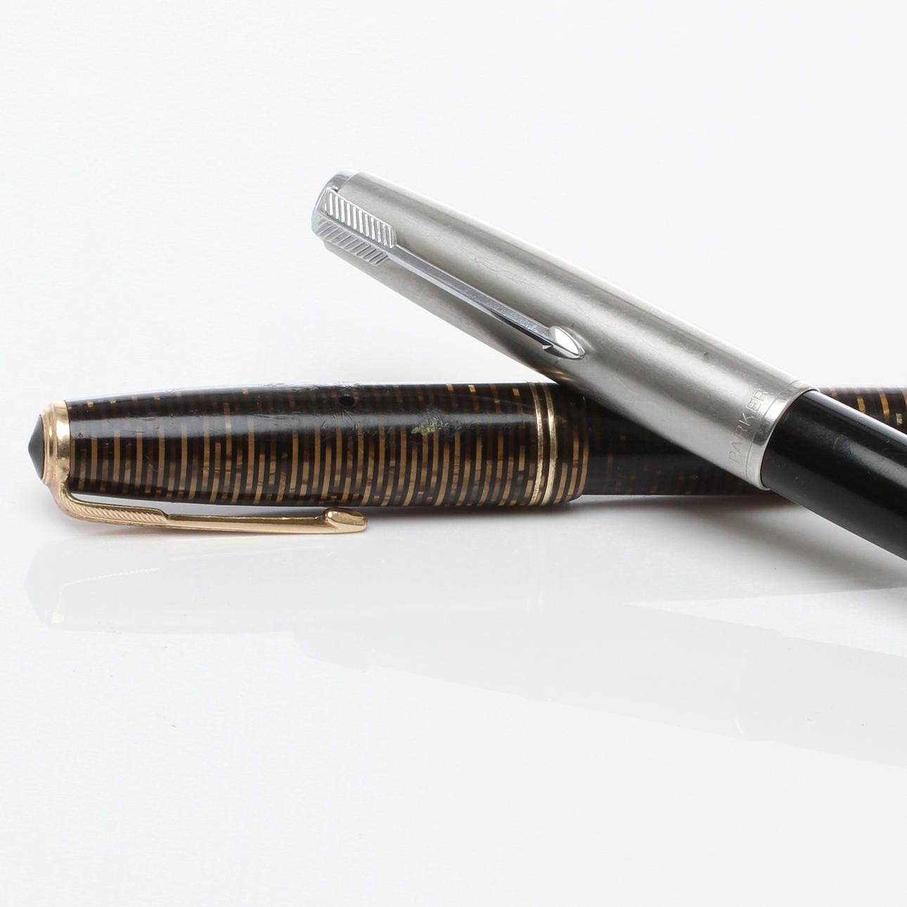 RESERVOARPENNOR 2 st, Parker, Vacumatic Golden Pearl Canada samt 51.