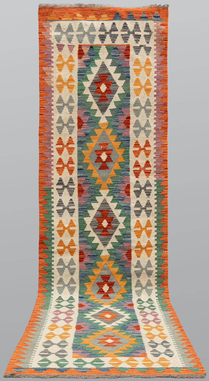 ORIENT CARPET. Kelim Classic Design Gallery Model, 286x78.