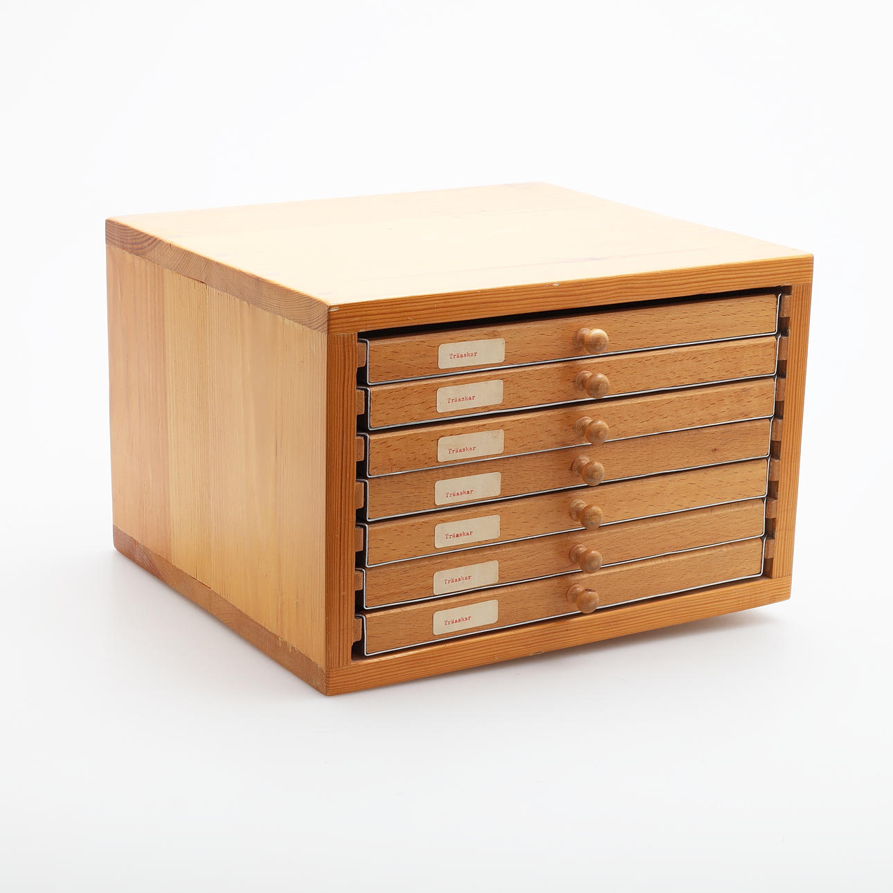 ARKIVBOX, trä, 1900-talets mitt.