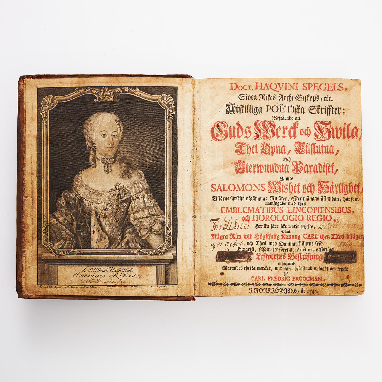 HAQUIN MIRROR, POETIC WRITINGS, 1745.