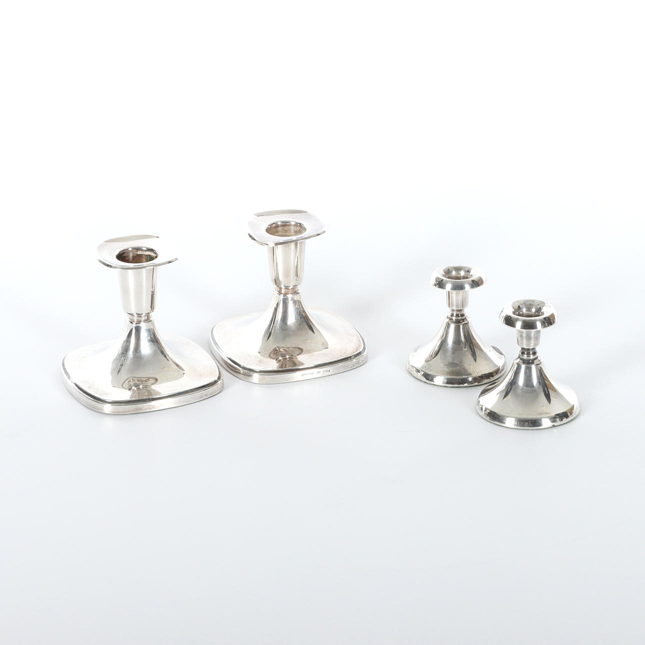 SILVERLJUSSTAKAR, 2 par, 1900-tal.