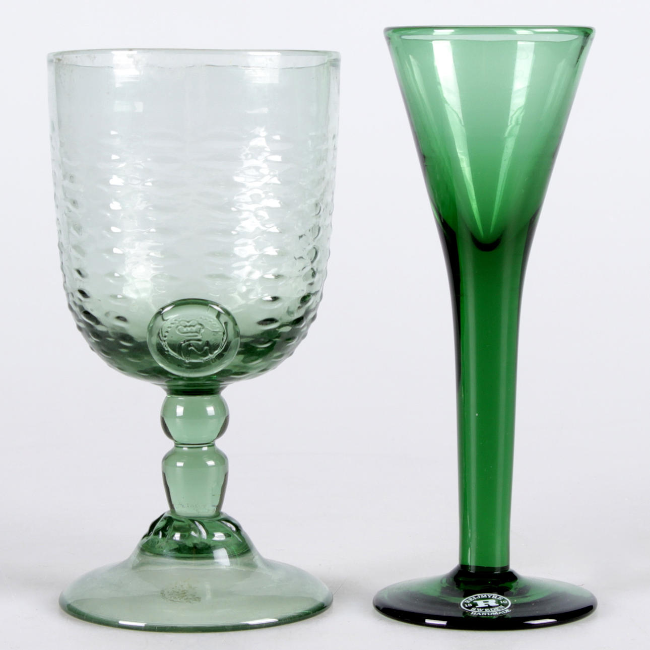 VINGLAS, ölglas samt snapsglas, 8 delar, Reijmyre.