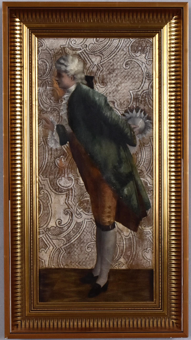 OKÄND KONSTNÄR. Tryck på duk, 1900-tal.