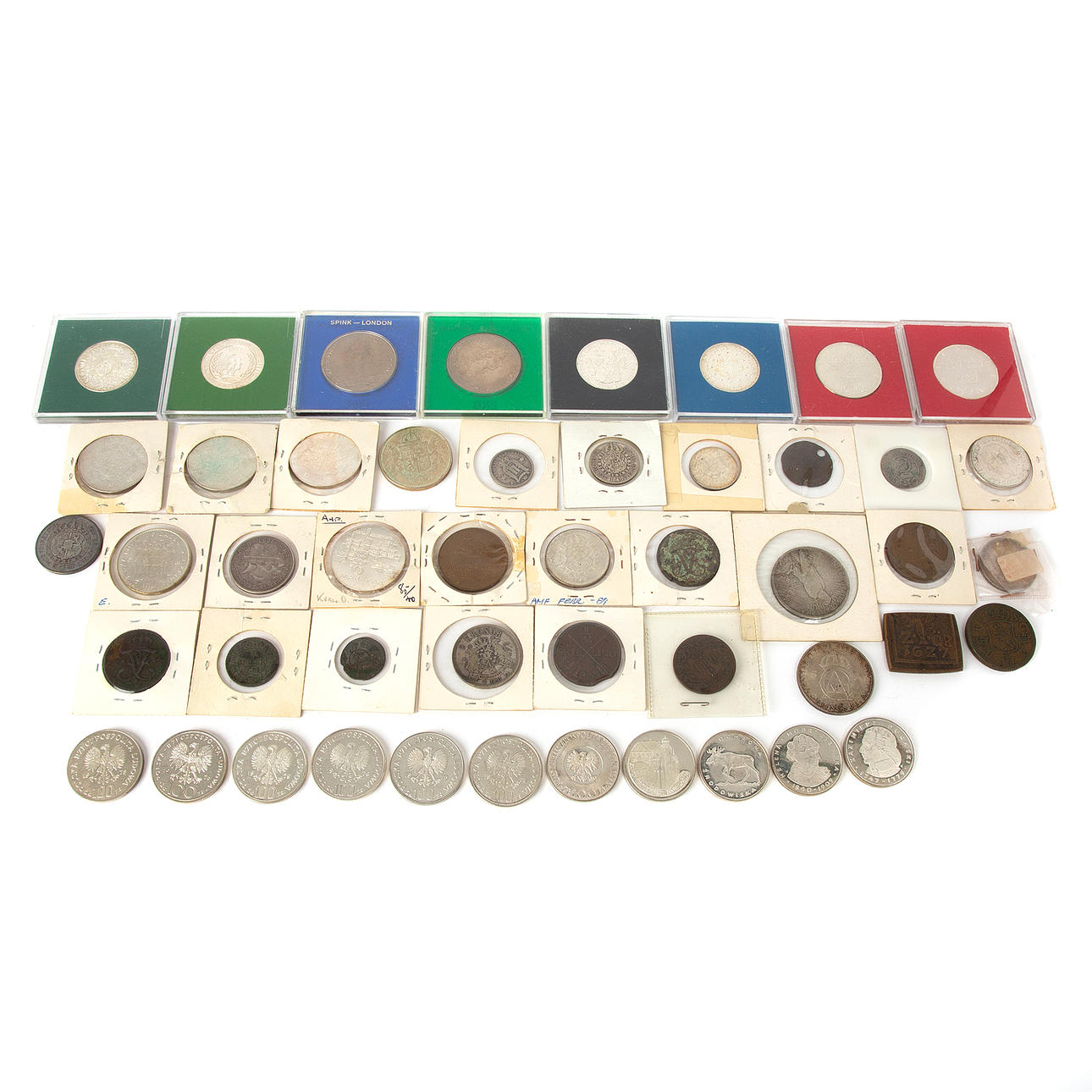 SAMLINGSMØNTER 48 stk.