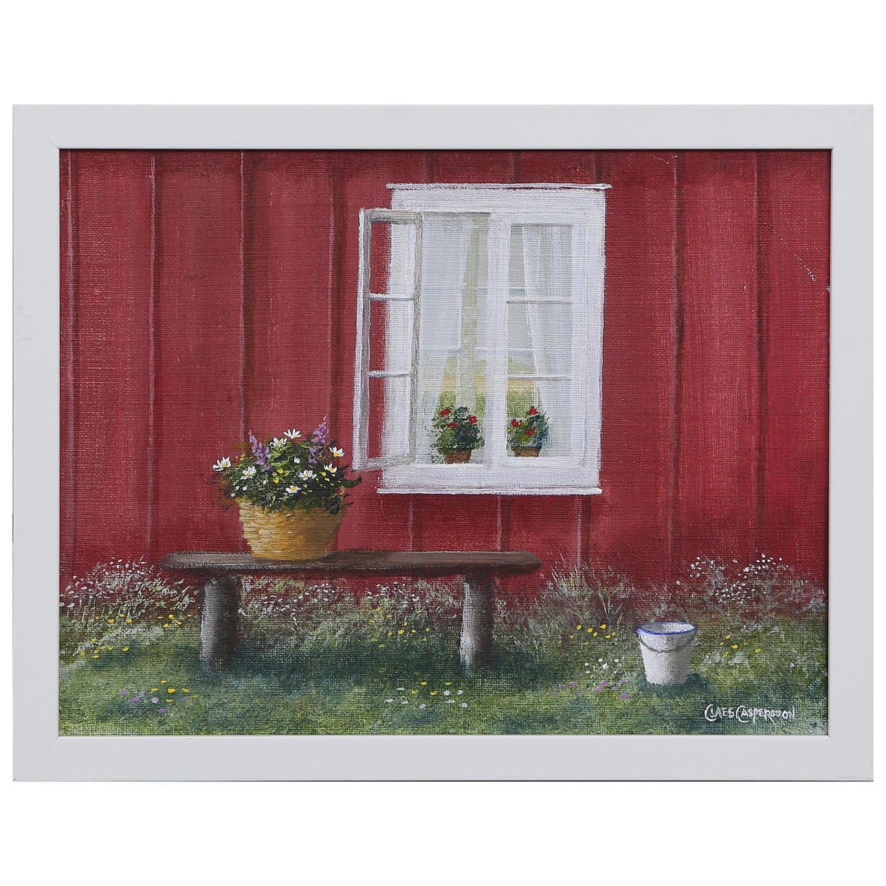 CLAES CASPERSSON. OIL ON CANVAS.