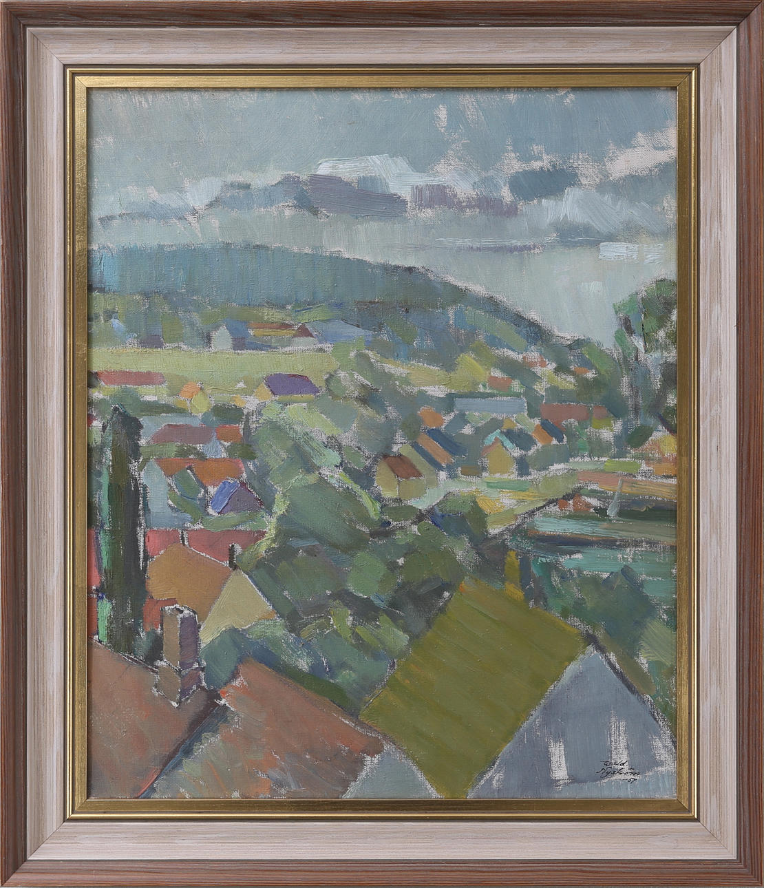 OIDENTIFIERAD KONSTNÄR. "Arild", olja på duk, signerad Wald Nyström och daterad -53.