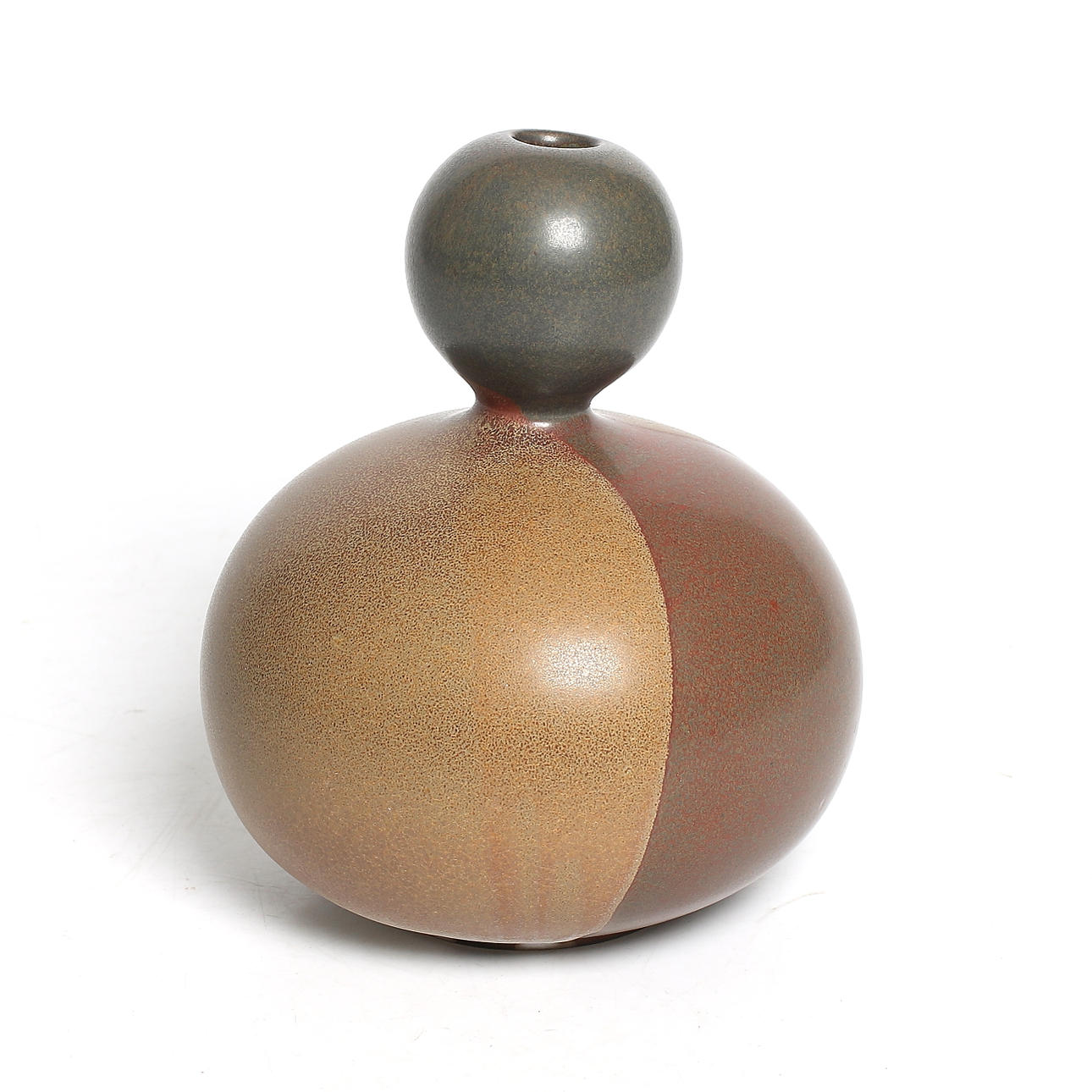 PAUL HOFF. VAS / SKULPTUR, stengods, kalebass, limiterad upplaga nr. 78/150, signerad och daterad 1989.