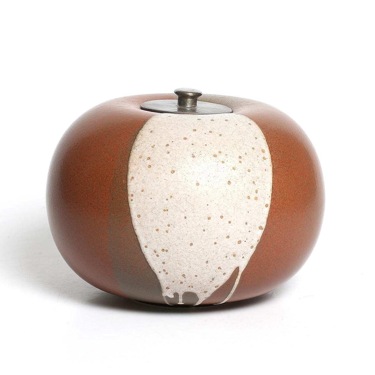 PAUL HOFF. Lockurna, stengods, pumpa, unikat nr. 77, signerad och daterad 1987.