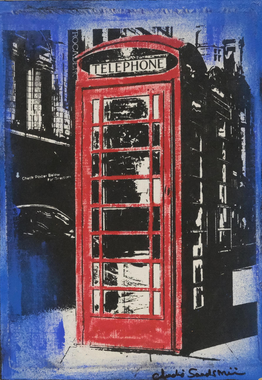 ANNELIE SANDSTRÖM. MIXED TECHNOLOGY. “LONDON”.