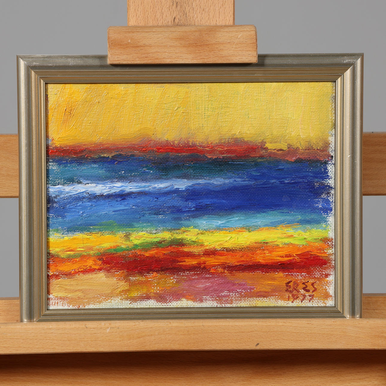 ARNOLD ERES. ÖL AUF LEINWAND, signiert.