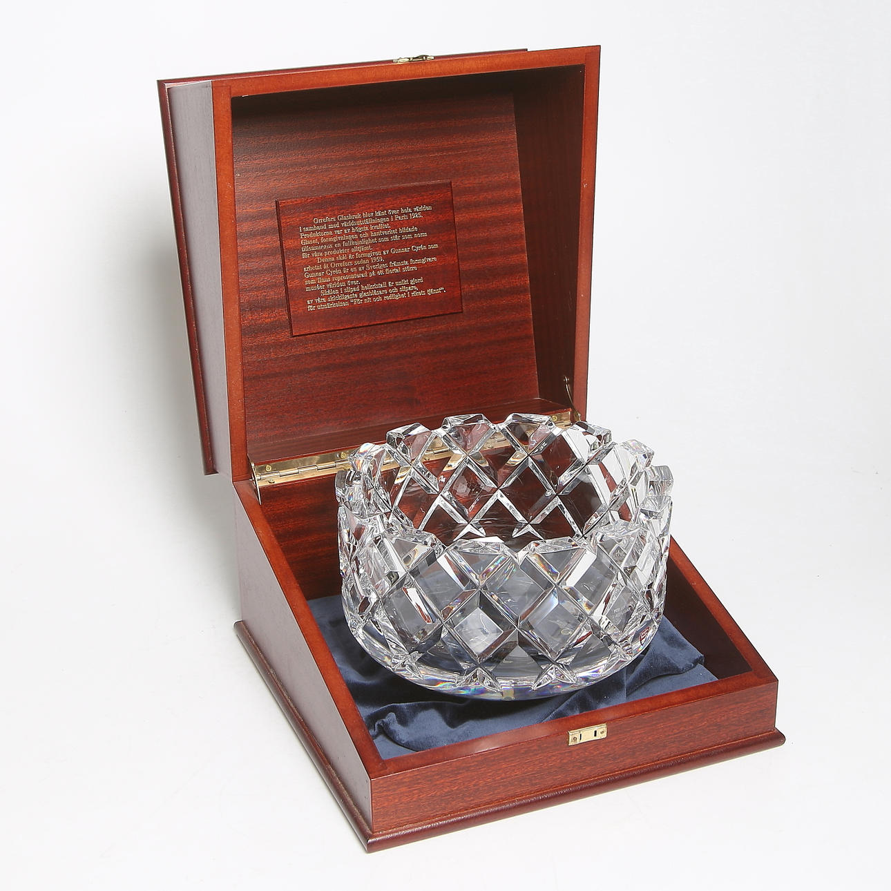 GLASSKÅL, "Sofiero", Gunnar Cyrén, Orrefors, 1900-talets andra hälft.