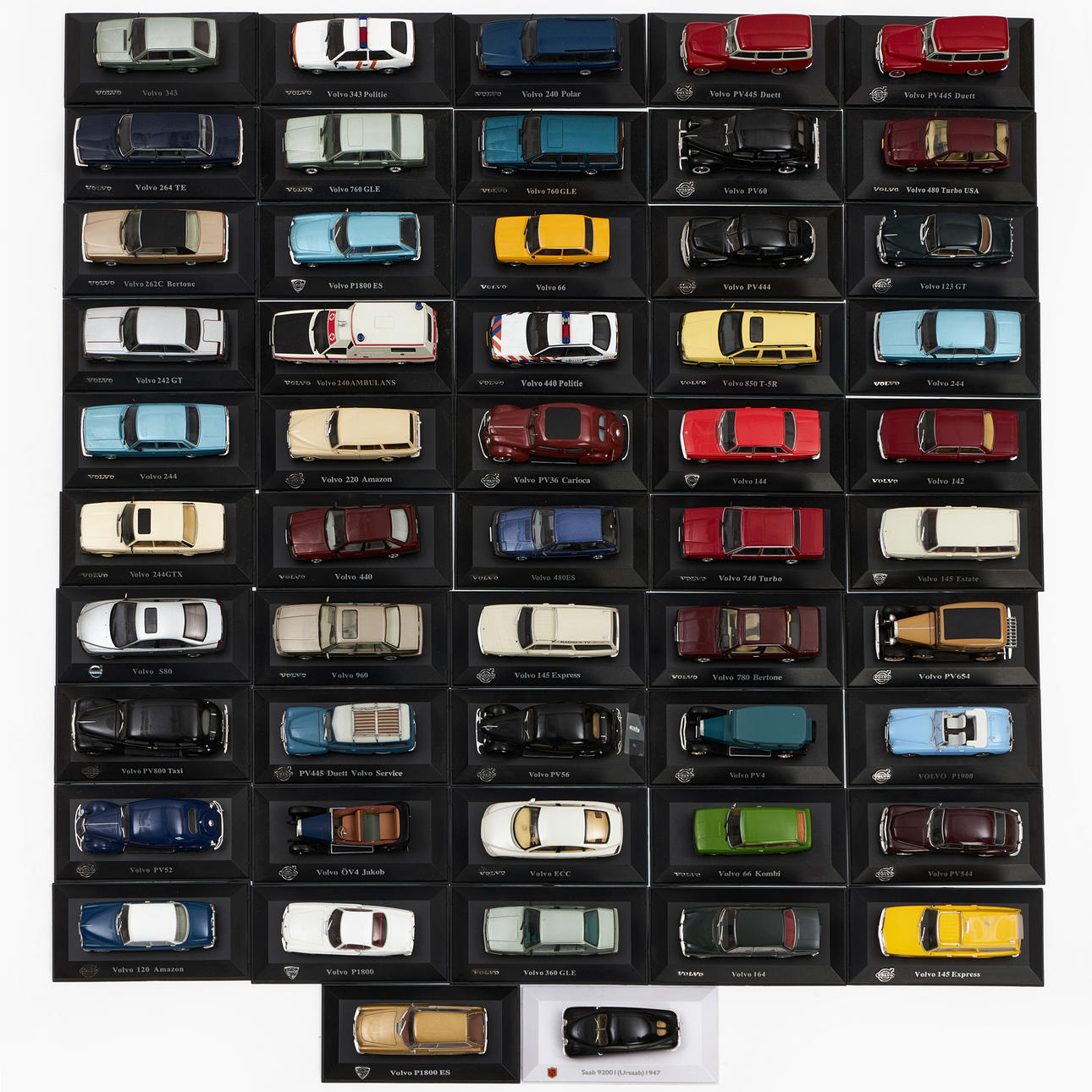 MODELLAUTOS, 52 Stück, Volvo Collection.