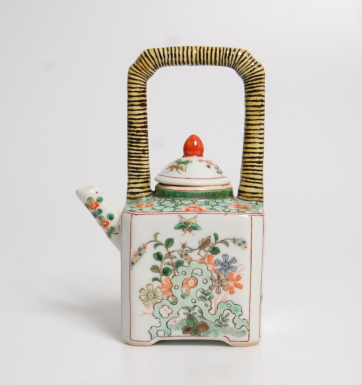 TEKANNA, porslin, Famille verte dekor, Kina.