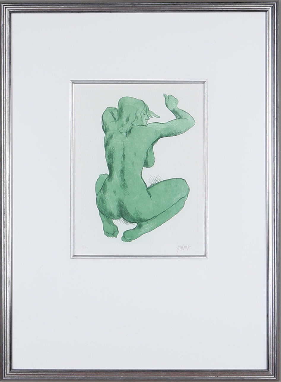 GUDMAR OLOVSON. Nakenstudie, litografi, signerad samt numrerad 3/50.