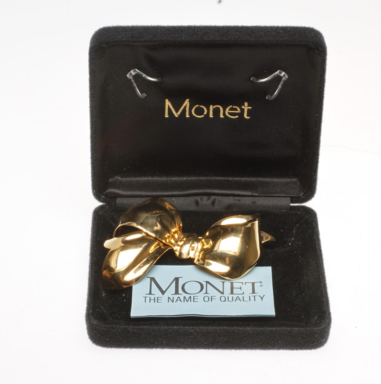 BROSCH, Monet, 22k guldförfylld.