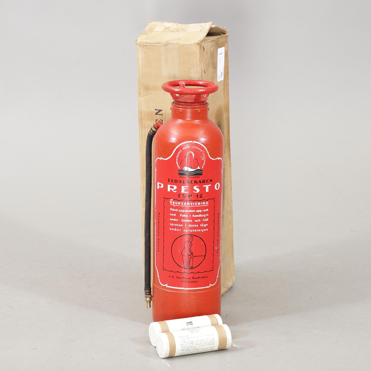 BRANDSLÄCKARE, Presto, 1900-talets början.