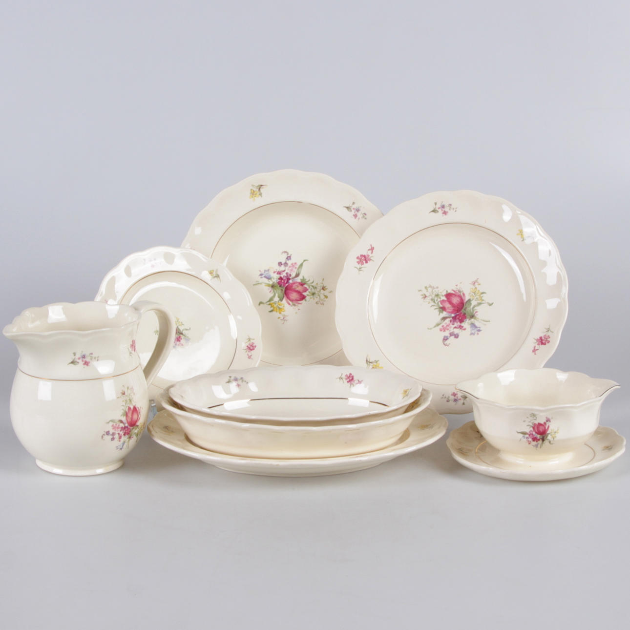 MATSERVIS, 38 delar, "Carina", Rörstrand, 1900-tal.