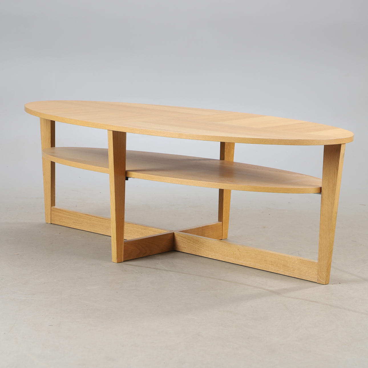 A 'Vejmon' oak coffee table, IKEA, 2000s.