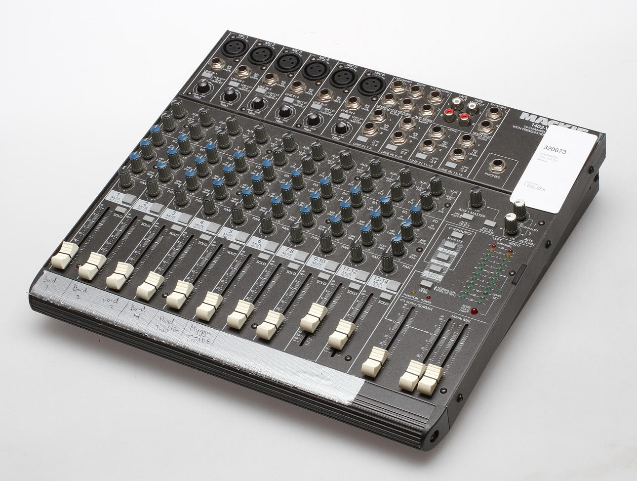 MIXERBORD, 1402-VLZ Pro, Mackie.