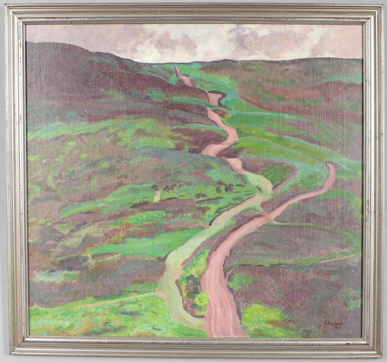MARJORIE SHERLOCK (1897-1973). THE TRACK ACROSS THE MOOR.