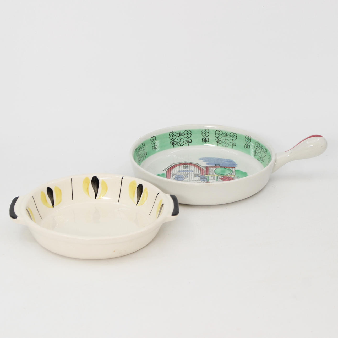 2 DELAR PORSLIN, GEFLE, UPSALA-EKEBY.